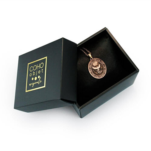Coho Objet Coho Tılsım Yeniden Doğuş El Yapımı Bakır Kolye Coho Objet Coho Tılsım Yeniden Doğuş El Yapımı Bakır Kolye
