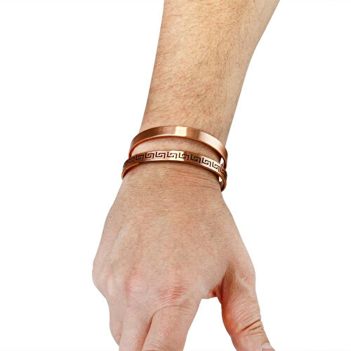 Coho Objet Coho Tılsım Dingin Bakır El Yapımı Bileklik