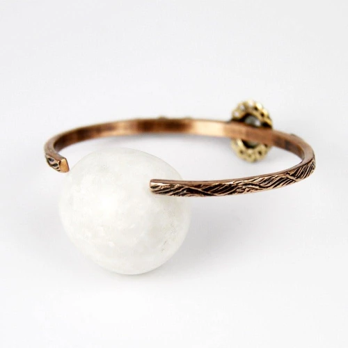 Coho Objet Coho Tılsım Sedef Taşlı El İşleme Pearl Bileklik