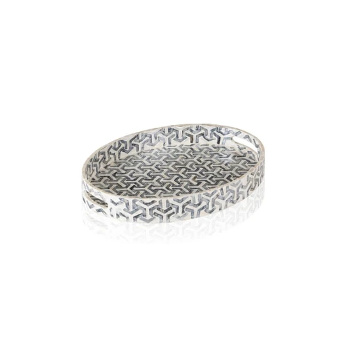 The Mia Sedef Oval Tepsi 50x36x6 Cm Tlc0094