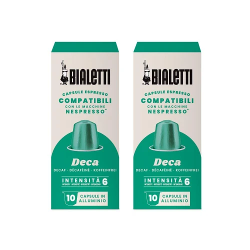 Bialetti Nespresso Uyumlu Kapsül Kahve Decaffeinato 20 Adet