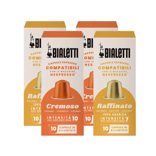 Bialetti Nespresso Uyumlu Kapsül Kahve Cremoso Ve Raffinato 40 Adet