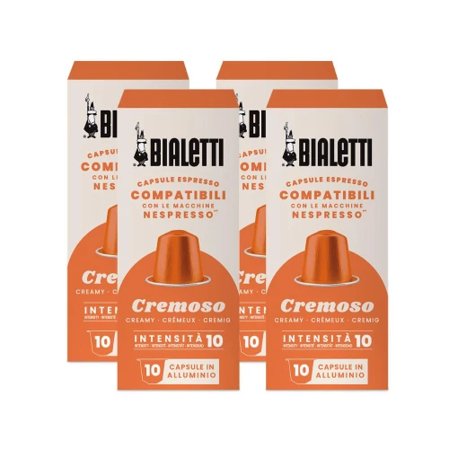 Bialetti Nespresso Uyumlu Kapsül Kahve Cremoso 40 Adet