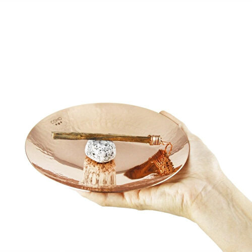 Coho Objet Coho Artisan Prana Dövme Bakır Tütsü Kasesi