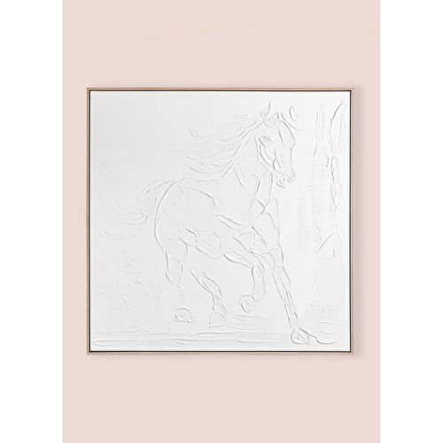 The Mia Kabartma Kanvas Tablo 100x100 Cm Tbl0078