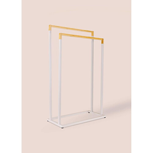 The Mia Metal Havlu Askılığı Gri Glv0764