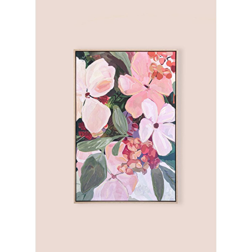 The Mia Floral Kanvas Tablo 60x90 Cm Tbl0069