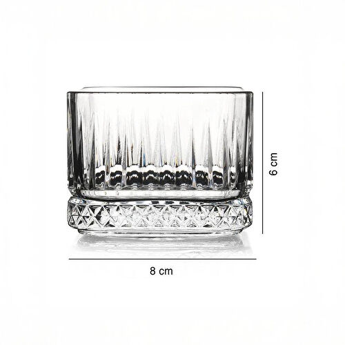 Paşabahçe 530138 Elysia Kare Kase 235cc 4 Adet