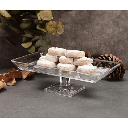 Paşabahçe 950008 Madlen Ayaklı Servis Tabağı 1 Adet