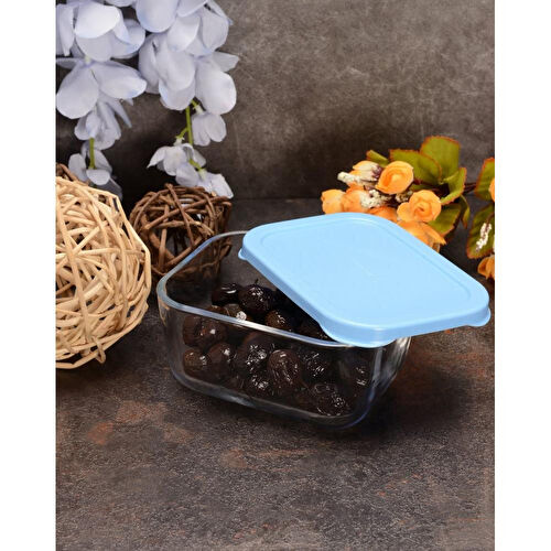 Paşabahçe 53733 Snowbox Saklama Kabı Mavi 420cc 2 Adet