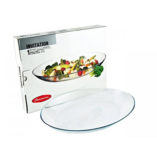 Paşabahçe Invitation 33 Cm Kayık Tabak Tekli 10336 Paşabahçe Invitation 33 Cm Kayık Tabak Tekli 10336