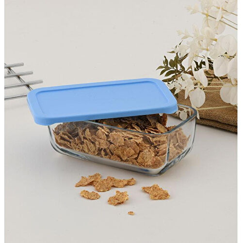 Paşabahçe 53743 Snowbox Saklama Kabı Mavi 1200cc 1 Adet