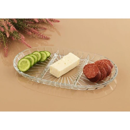 Paşabahçe 54903 Elegant Bölmeli 163 Oval Tabağı 1 Adet