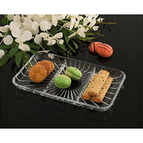 Paşabahçe 54983 Elegant Böl 163x278 Dikdörtgen Servis Tabağı 1 Adet