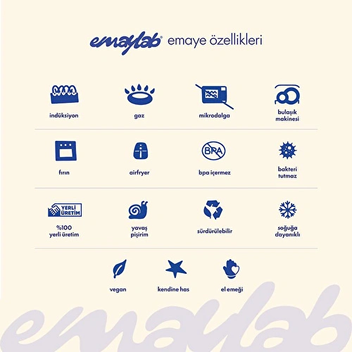 Emaylab Black Cupid Ahşap Saplı Kalp Desenli Emaye Sos Tavası 1,3 Litre Emaylab Black Cupid Ahşap Saplı Kalp Desenli Emaye Sos Tavası 1,3 Litre