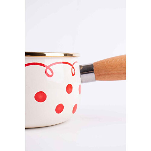 Emaylab Merry Yılbaşı Özel Emaye Tava 16cm (1,3 Litre)