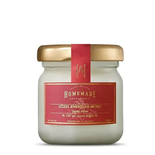 Homemade Aromaterapi Güzel Enerjiler Mumu - 41 Ml