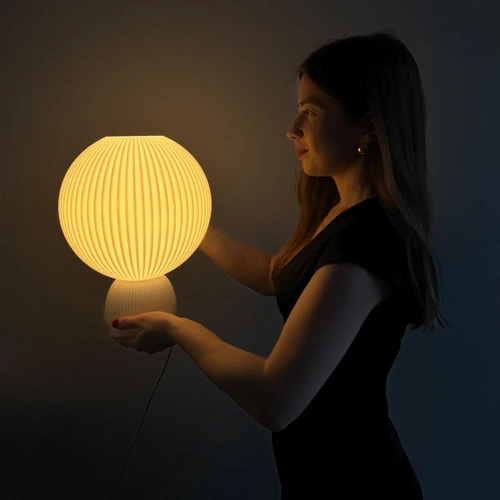 Soli Workshop Luna Medium Masa Lambası - Beyaz
