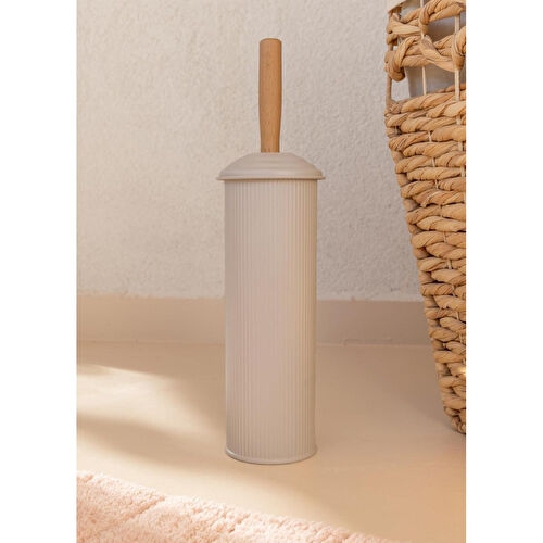 The Mia Stripe Tuvalet Fırçası Bej The Mia Stripe Tuvalet Fırçası Bej