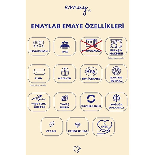 Emaylab Mood Emaye Orta Boy Şekerlik Emaylab Mood Emaye Orta Boy Şekerlik