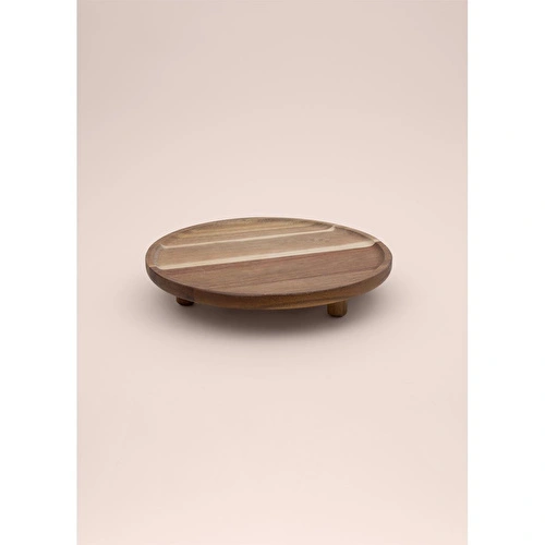 The Mia Natura Akasya Ayaklı Servis 32 Cm The Mia Natura Akasya Ayaklı Servis 32 Cm