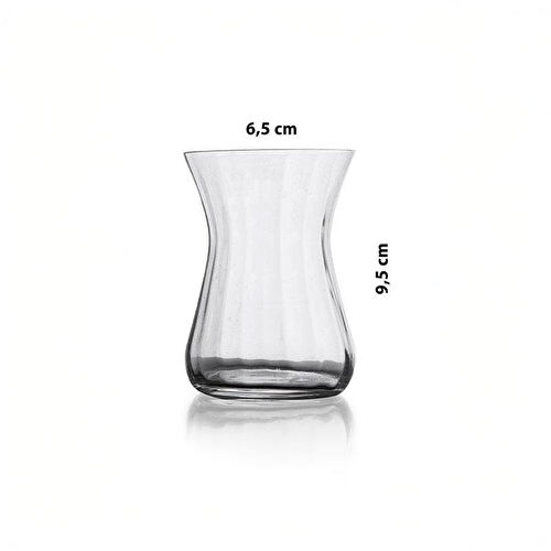 Paşabahçe El İmalatı Crystallin 6lı 165cc Leaf Çay Bardağı 22720