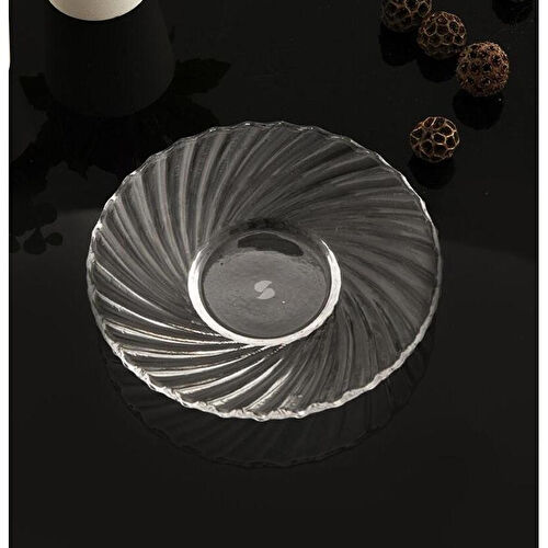 Paşabahçe El İmalatı Crystallin Circle Çay Tabağı 24391