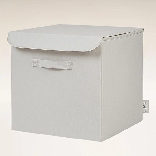 Penelope Kumaş Kapaklı Kutu 30x30x30 Cm