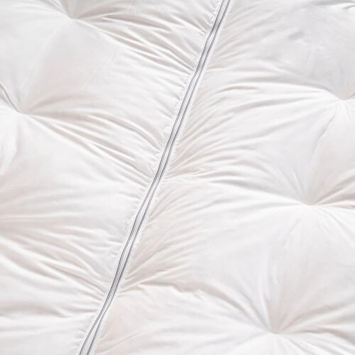 Penelope Tüy Geçirmez 2'ye Ayrılabilen %100 Kaz Tüyü Topper 160x200 Cm - Piume Punto Comfort
