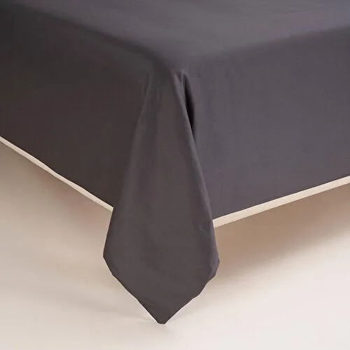 Penelope %100 Pamuk Saten Nevresim Seti 240x220 Cm Antrasit - Lia Serisi