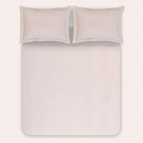 Penelope %100 Pamuk Saten Nevresim Seti 240x220 Cm Gri - Lia Serisi