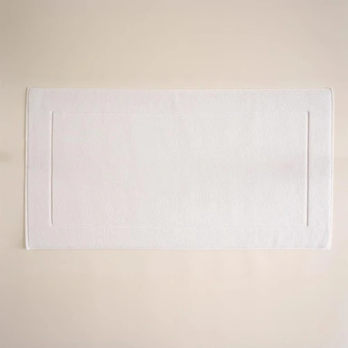 Penelope %100 Pamuk Banyo Paspası 60x110 Cm Beyaz - Noa Serisi