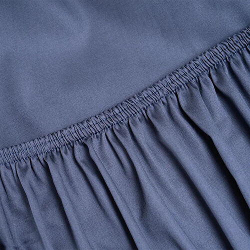 Penelope %100 Pamuk Saten Lastikli Çarşaf Seti 100x200 Cm Lacivert - Lia Serisi