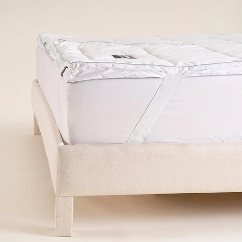 Penelope %100 Pamuk Yün Fermuarlı 2'ye Ayrılabilen Topper 200x200 Cm - Nature Comfort Serisi