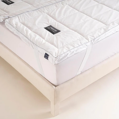 Penelope %100 Pamuk Yün Fermuarlı 2'ye Ayrılabilen Topper 200x200 Cm - Nature Comfort Serisi