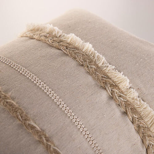 Penelope Dekoratif Kırlent Bej 30x50 Cm - Bogy Serisi