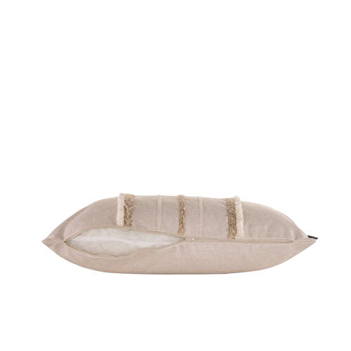 Penelope Dekoratif Kırlent Bej 30x50 Cm - Bogy Serisi