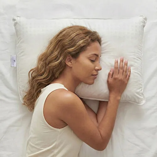 Penelope Isı Dengeleyici Nefes Alabilen %100 Kaz Tüyü Dolgulu Yastık - Twin Luxe