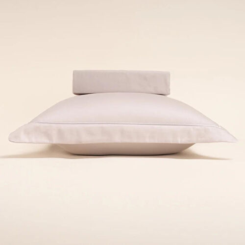 Penelope %100 Pamuk Saten Nevresim Seti 160x220 Cm Gri - Lia Serisi