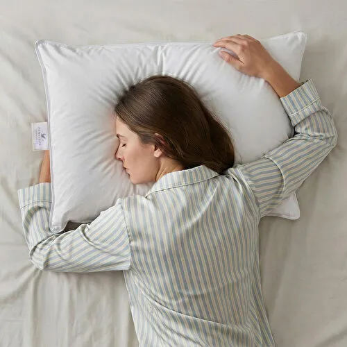 Penelope Isı Dengeleyici %100 Kaz Tüyü Yastık 50x70 Cm - Gold Soft Serisi