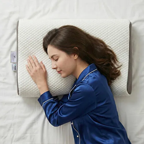 Penelope Ortopedik Boyun Ve Omuz Destekleyici Hava Kanallı Karbon Yastık - Neck Therapy