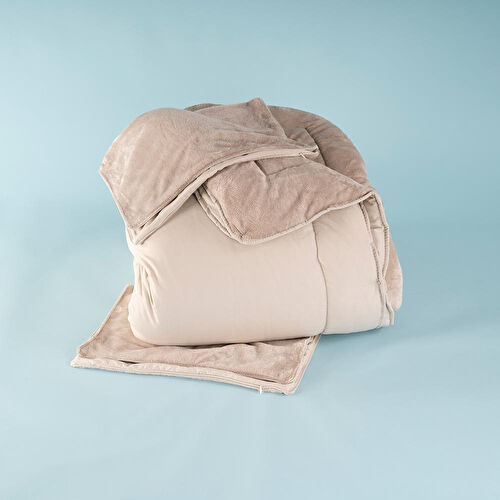 Othello Elegante Dormio Trio Yastık Kılıfı&yorgan Vizon 155x215cm