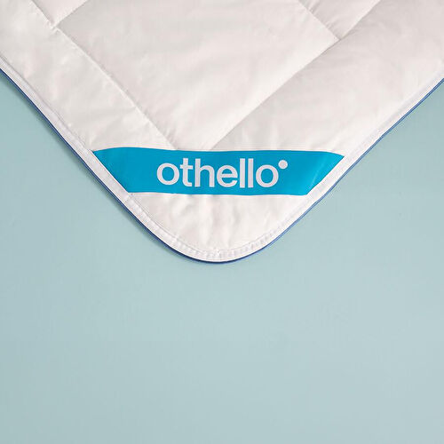 Othello Amelia Mavi Biyeli Pamuk Kumaş Yorgan 155x215 Cm