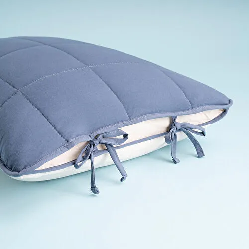 Othello Kullanımı Kolay Çift Kişilik Yastık Alezi Ve Yorgan Seti 220x240 Cm Denim - Egeo Life Serisi