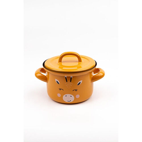 Emaylab Little Giraffe Emaye Mini Bebek Tenceresi 12cm (850 Ml)