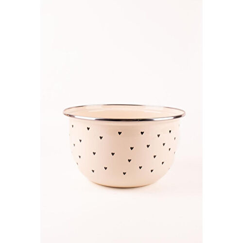 Emaylab Black Cupid Emaye Karıştırma Ve Salata Kabı 24cm 4 Litre (ocağa Da Koyulabi̇li̇r)