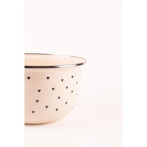 Emaylab Black Cupid Emaye Karıştırma Ve Salata Kabı 24cm 4 Litre (ocağa Da Koyulabi̇li̇r)