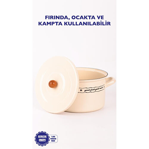 Emaylab Mood Emaye Süt/fırın/haşlama Tenceresi 22cm