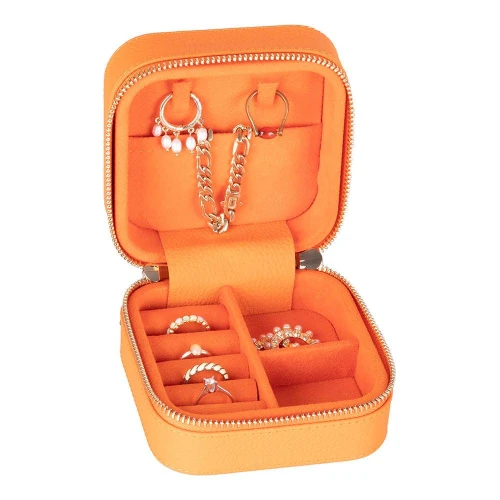 Bloominbag Amanda Amber Bloom Deri Takı Ve Mücevher Çantası