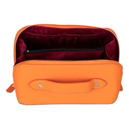 Bloominbag Soluno Melon Deri Makyaj Ve Seyahat Çantası